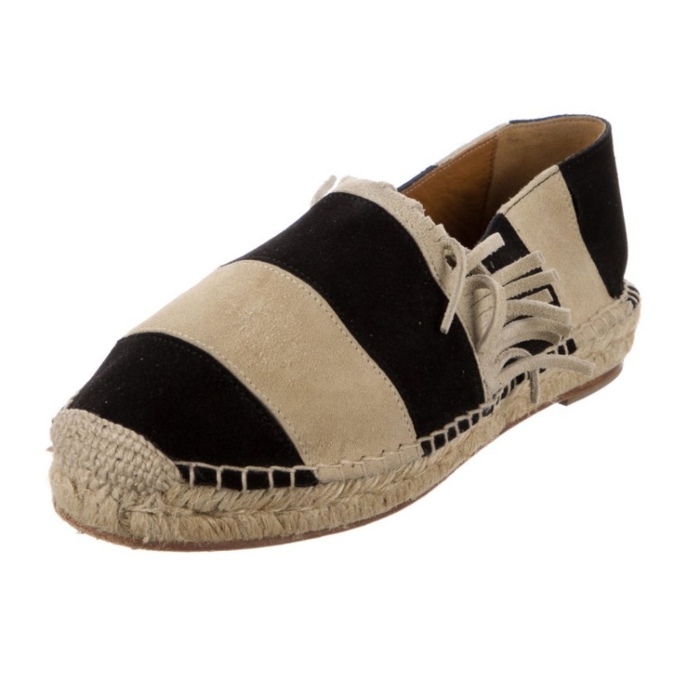 Chloe Striped Slip On Espadrilles size 7